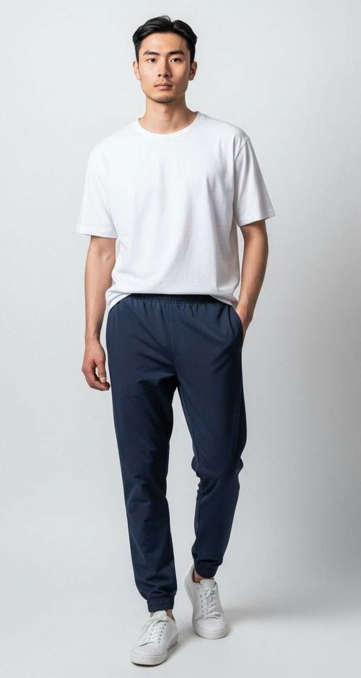 GapFit Men's Blue StretchTech Joggers Size M